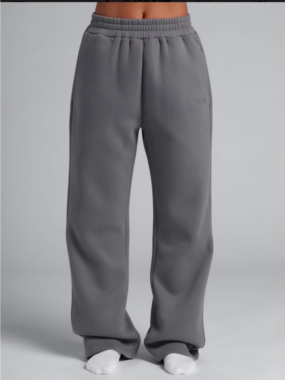 Men’s Relaxed-Fit Sweatpants in Charcoal Gray